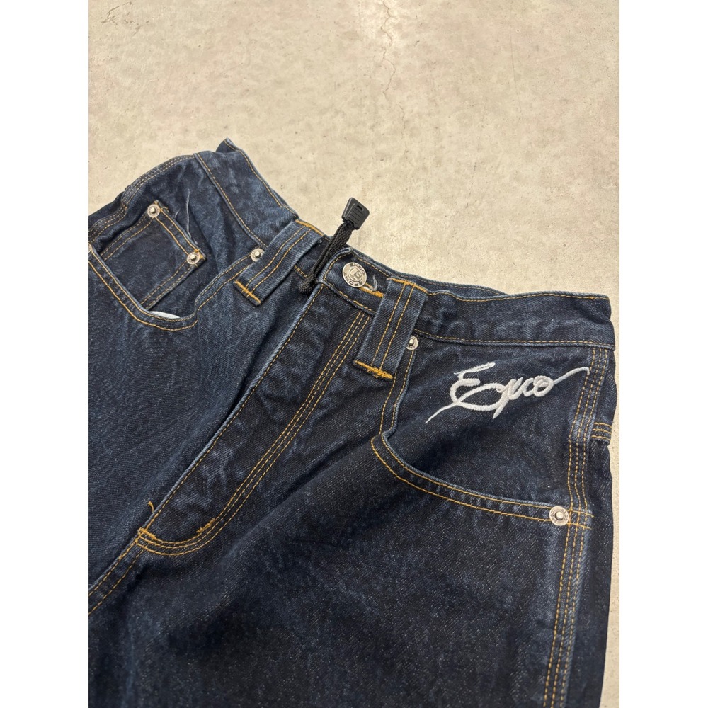 Vintage Exco Sport Technology Baggy Carpenter Jeans Dark Wash Wide Leg 26 - Picture 2 of 8